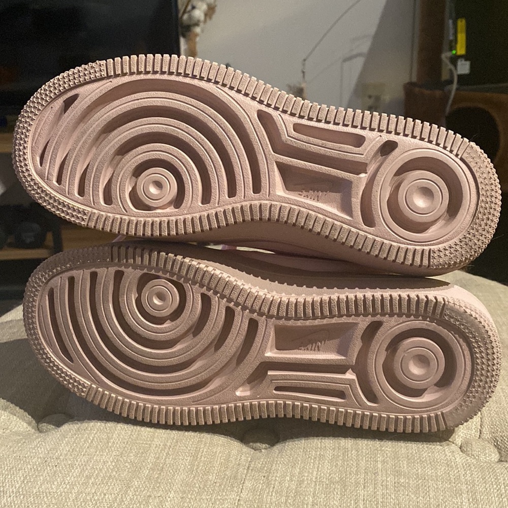 pink platform air force ones